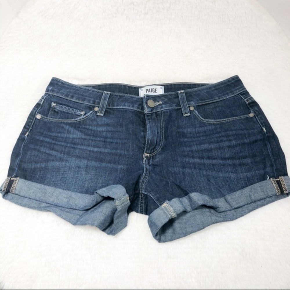 PAIGE 27 Jimmy Jimmy Rolled Cuff Candace Shorts